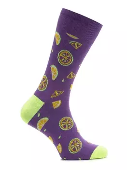 Носки Brille Crazy x1, фиолетовый