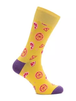 Носки Brille Crazy x1, желтый