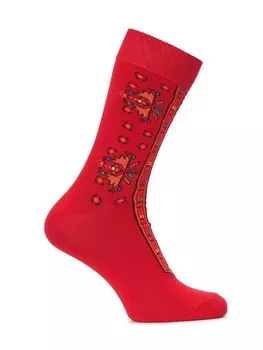 Носки Brille Ethno x1, красный