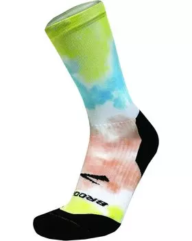 Носки Brooks Ghost Crew, цвет Tie-Dye