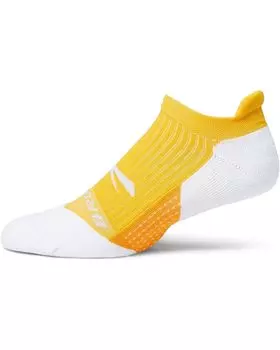 Носки Brooks Ghost No Show Socks, цвет Sun Glow/Marigold/White