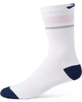 Носки Brooks Tempo Knit In Crew, цвет White/Metallic Stripe