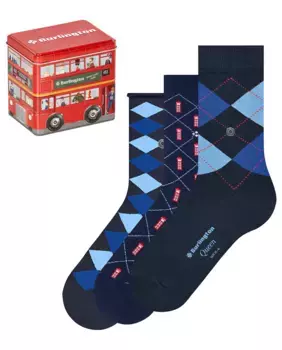 Носки Burlington, тёмно-синий