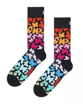 Носки Butterfly Happy Socks, черный