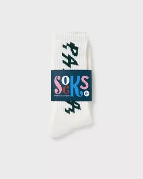 Носки By Parra Shocker Logo Crew Socks, белый
