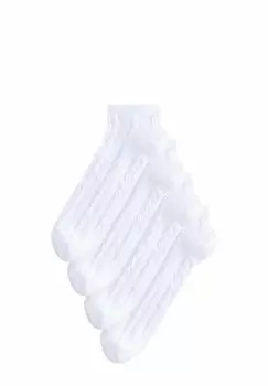 Носки CABLE 4 PACK Next, белый