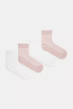 Носки Calvin Klein Jeans, розовый
