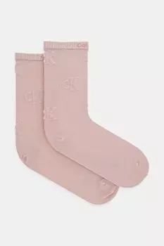 Носки Calvin Klein Jeans, розовый