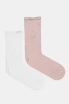 Носки Calvin Klein Jeans, розовый