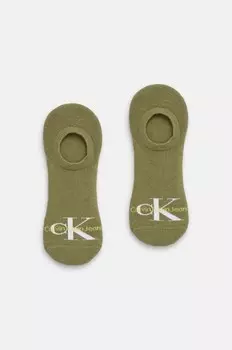 Носки Calvin Klein Jeans, зеленый
