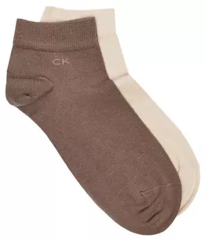Носки Calvin Klein, коричневый / бежевый
