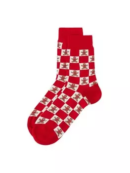 Носки Calzedonia, ярко-красный