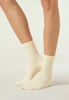 Носки Calzedonia, серо-коричневый