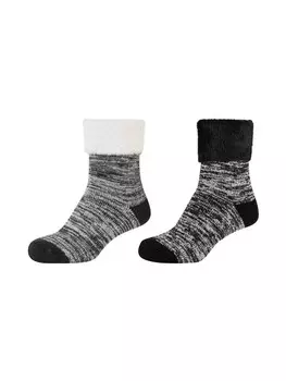 Носки camano 2er Pack warm & cozy, черный