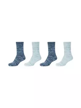 Носки camano 4er Pack warm & cozy, цвет winter sky