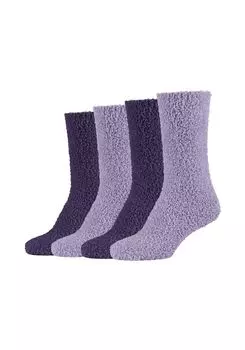 Носки camano Cosy Kuschel Flauschig Warm Damen Lang Flausch Fr Winter Plsch Set Frauen 4 шт warm & cozy, цвет mulberry purple
