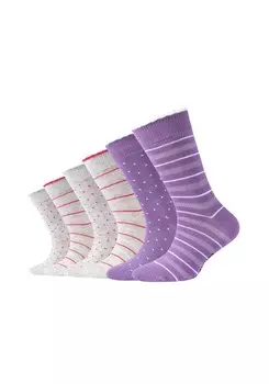 Носки Camano, серый/фиолетовый