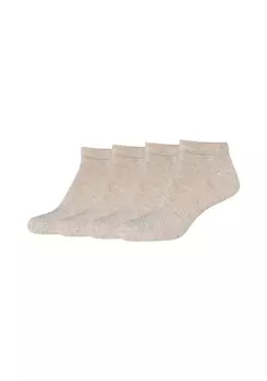 Носки camano Sneaker 4 шт ca soft, цвет nature melange