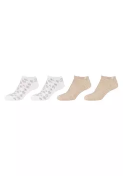 Носки camano Sneaker 4 шт silky touch, белый