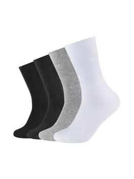 Носки camano Socks, пестрый серый/черный/натуральный белый