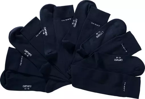 Носки camano Unisex Kniestrmpfe 3 шт ca soft, темно синий