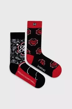 Носки Capslab X ЧУПА-ЧУПС CapsLab, черный