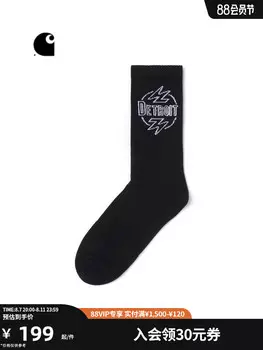 Носки Carhartt WIP American Detroit с жаккардовым узором, белый