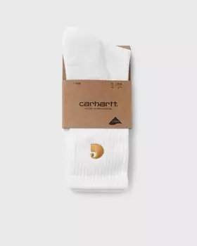 Носки Carhartt Wip Chase Socks, цвет white / gold