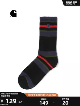 Носки Carhartt WIP с вышитым логотипом, черный