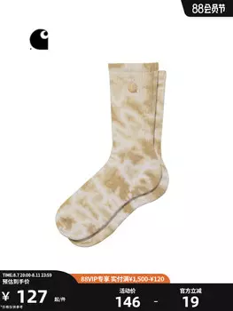 Носки Carhartt WIP с вышивкой тай-дай, черный