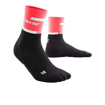 Носки CEP The Run Compression Mid Cut, розовый
