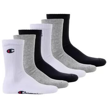 Носки Champion Authentic Athletic Apparel Athletic Socks, пятнистый серый/черный/белый