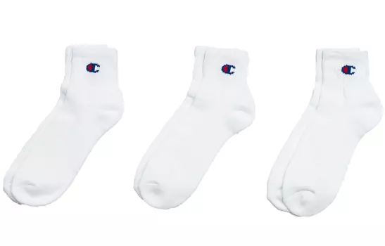 Носки Champion унисекс до середины икры, Белый