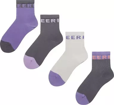 Носки CHEERIO* Socks Chill Buddy, цвет Graphite/Greige/Purple