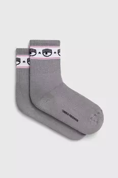 Носки Chiara Ferragni, серый