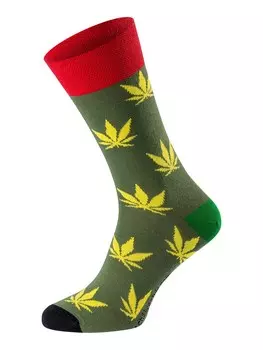 Носки Chili Lifestyle Banderole Joint, желтый/темно-зеленый