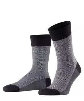 Носки чувствительные в елочку Falke, черный