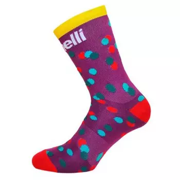 Носки Cinelli Caleido Dots, фиолетовый
