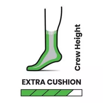 Носки Classic Hike Extra Cushion Crew Smartwool, серо-коричневый