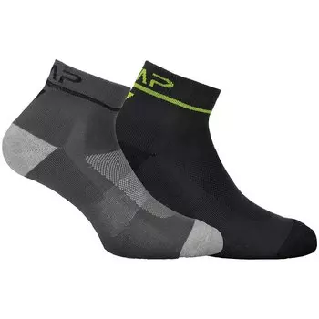 Носки CMP 38I9724 Cotton 2 Pairs, черный