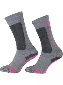 Носки CMP Ski/Snowboard, цвет Grau/Pink