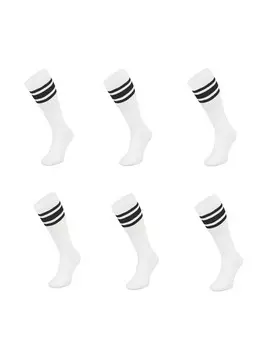 Носки COFI 1453 Basketsocken Schwarz gestreift OneSize Wei, белый