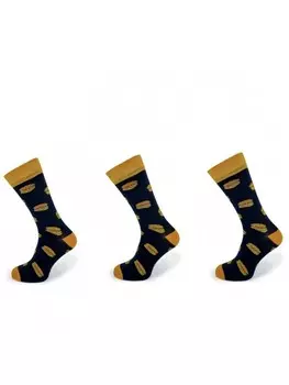 Носки COFI 1453 Herrensocken, цвет Schwarz Hamburgermuster BaumwollmischungSchwarz