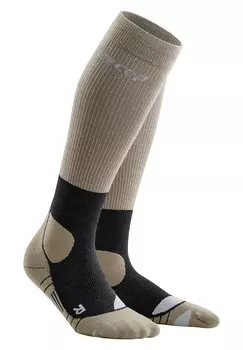 Носки Compression Hiking Merino Tall Made In Germany CEP, цвет sand grey