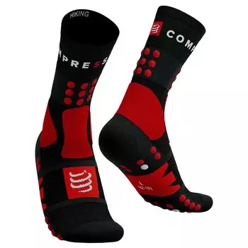 Носки Compressport Hiking, красный