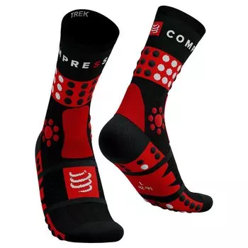 Носки Compressport Trekking, красный