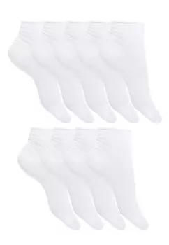 Носки CON BORDO AL VIVO PACK DA 9 PAIA Golden Lady, белый