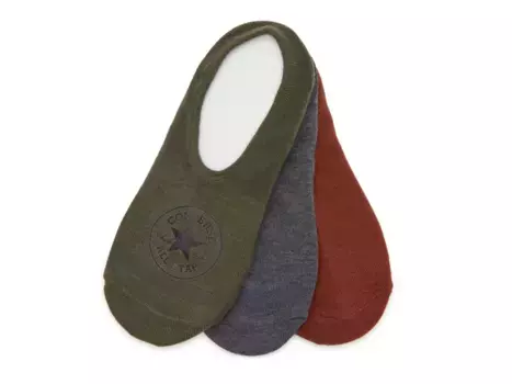 Носки Converse Chuck Patch мужские No Show - 3 шт., разноцветные