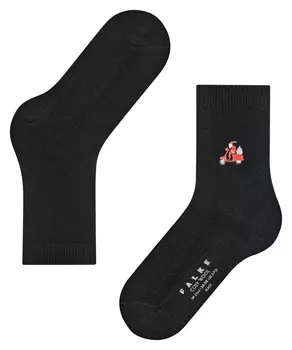 Носки COSY X-MAS SANTA FALKE, черный