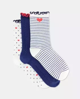 Носки Cotton Juice, тёмно-синий